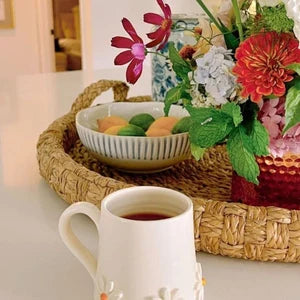 Ceramic mug, Daisy coffee cup