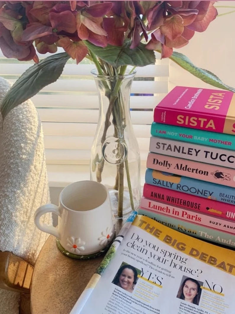 Ceramic mug, Daisy coffee cup