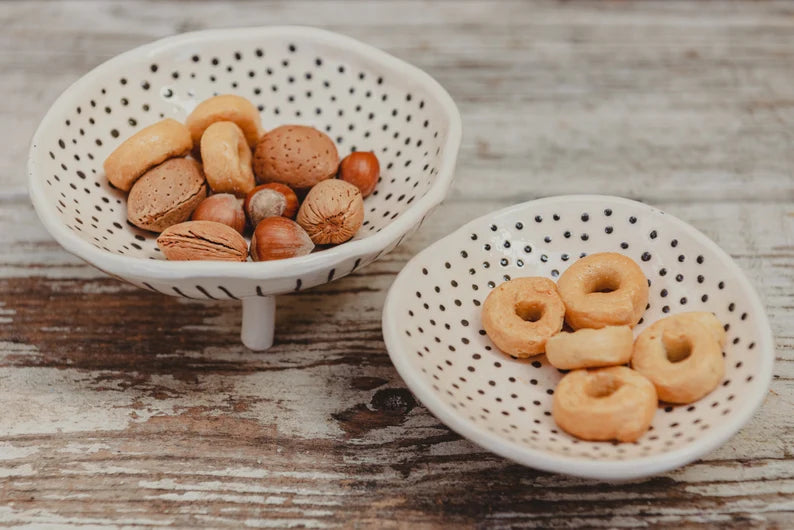 Handmade ceramic bowls, storage bowl