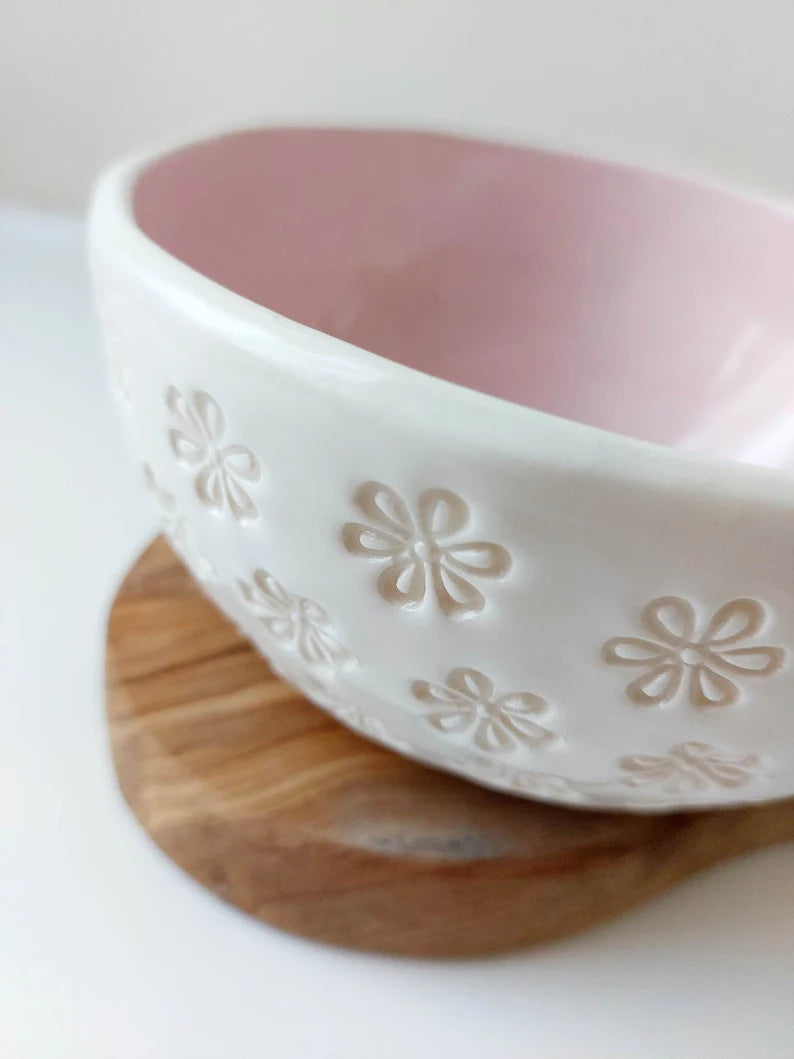 Handbuilt ceramic bowl, Pottery bowls