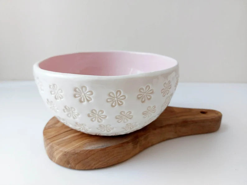 Handbuilt ceramic bowl, Pottery bowls