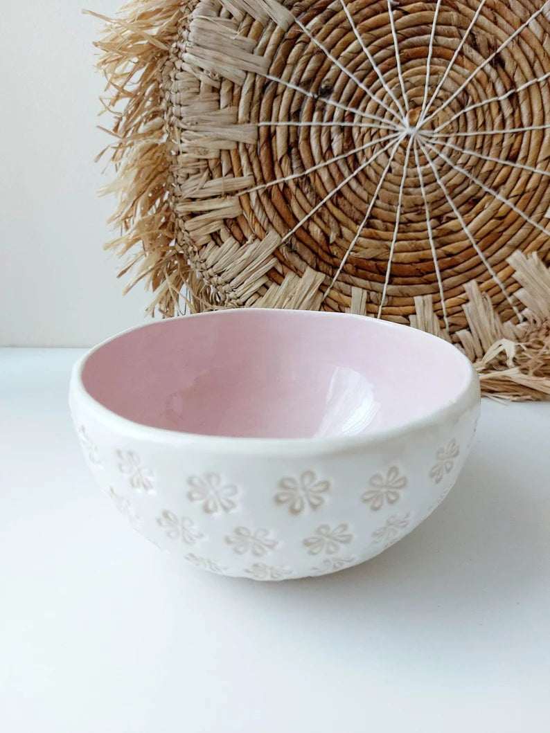 Handbuilt ceramic bowl, Pottery bowls