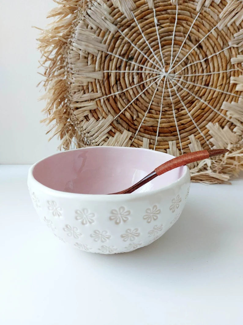 Handbuilt ceramic bowl, Pottery bowls