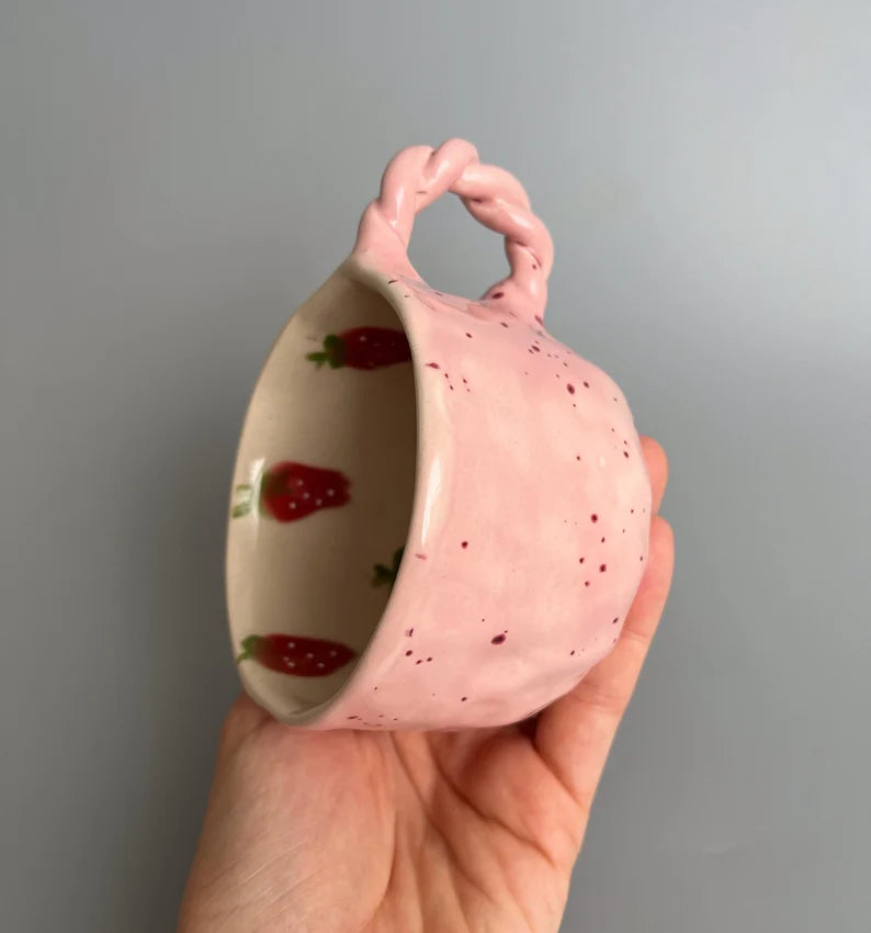 Handmade Ceramic Mug, Handmade Clay Mug