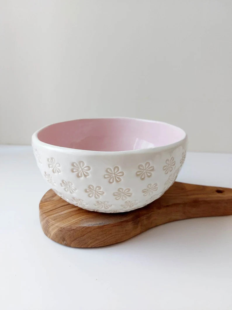 Handbuilt ceramic bowl, Pottery bowls