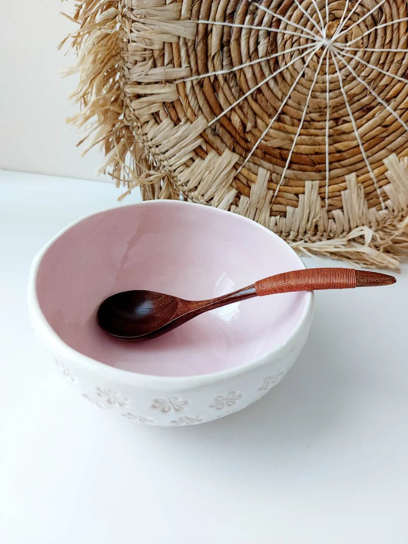 Handbuilt ceramic bowl, Pottery bowls