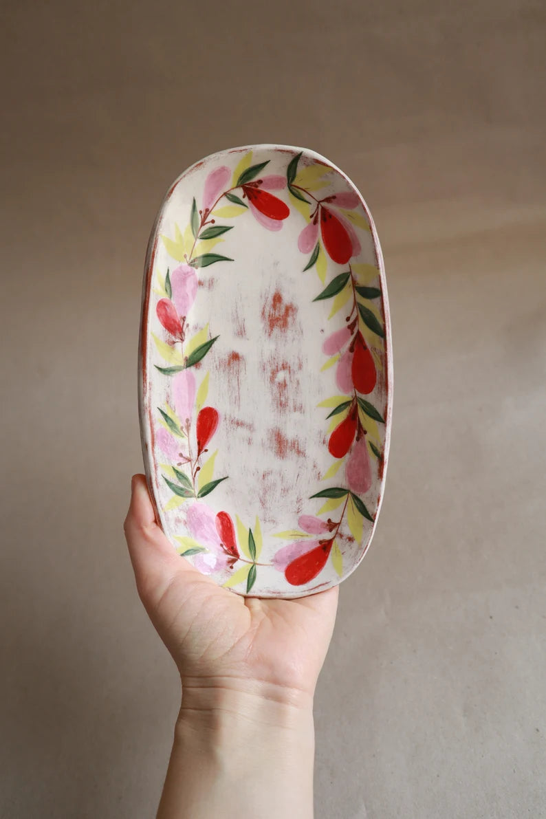 Ceramic handmade plate