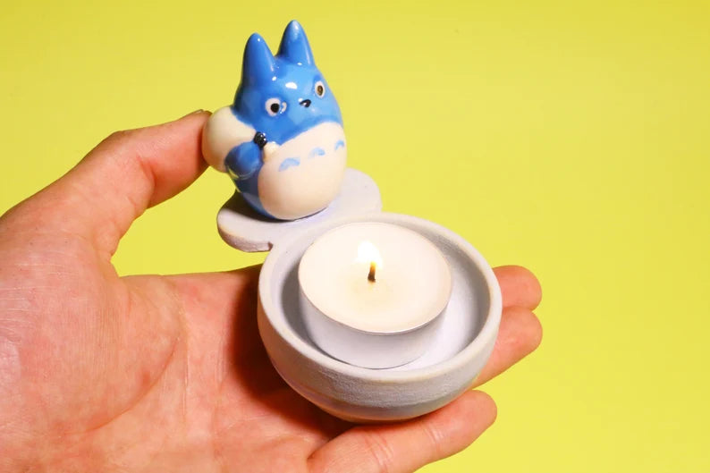 Kawaii Anime Character Ceramic Candle Holder