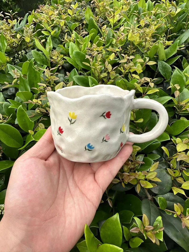 Pre-Order Tulip Handmade Ceramic Mug