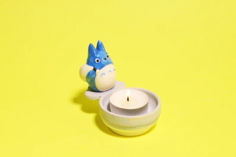 Kawaii Anime Character Ceramic Candle Holder