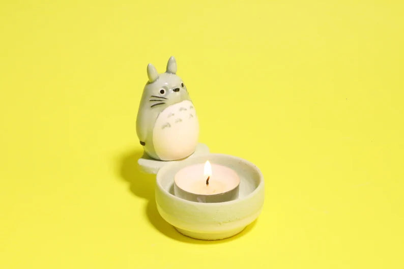 Kawaii Anime Character Ceramic Candle Holder